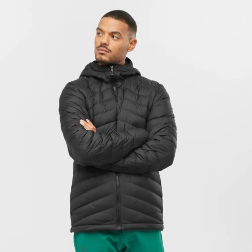 Black Salomon Essential Xwarm Down Men's Insulated Jackets | PH 17249K